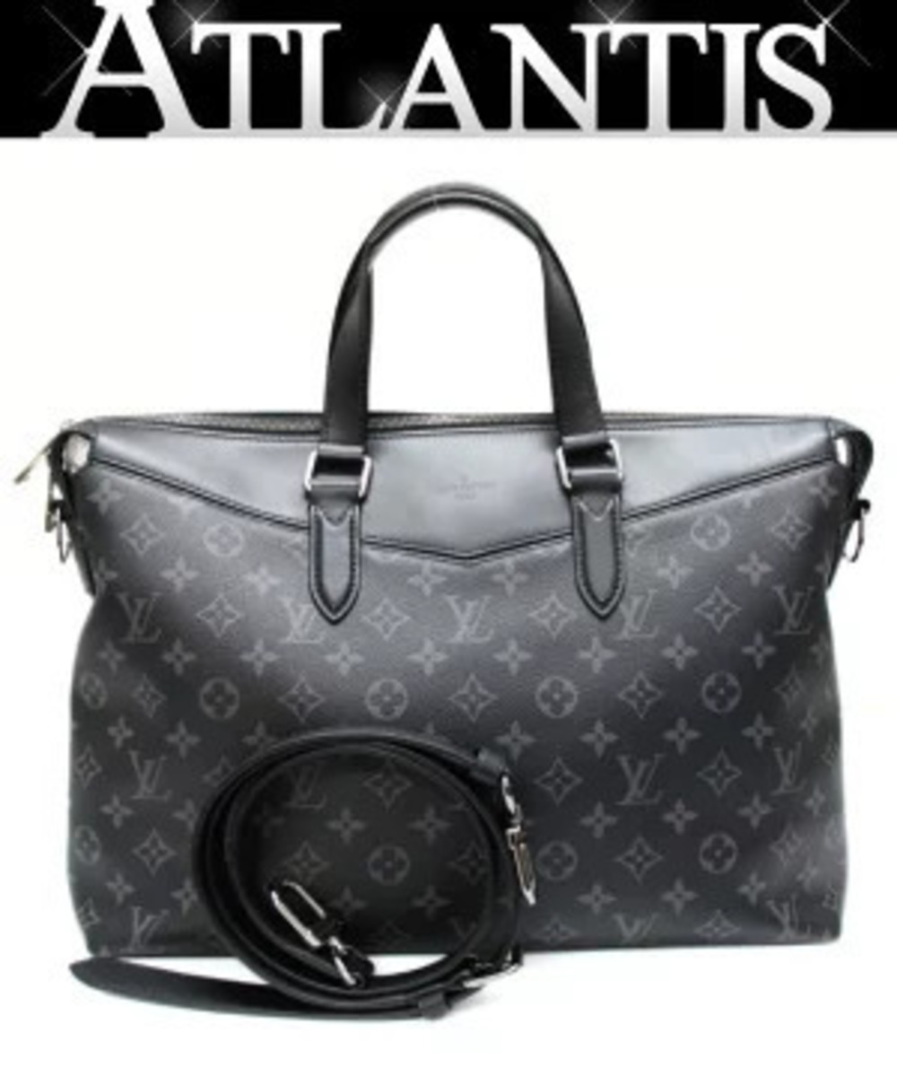LOUIS VUITTON Explorer Business Bag Briefcase Eclipse Black